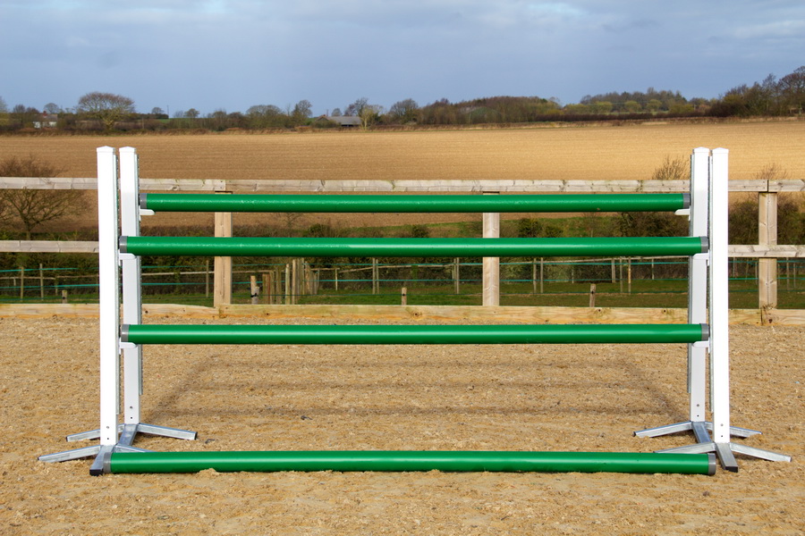 Oxer Show Jump 4 Pole, 1.65m x 3m Jump 2 It Horse Jumps