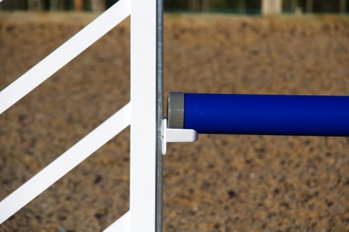 Blue & White Plastic Show Jump Poles