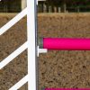 Pink and White Plastic Show Jump Poles