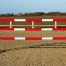 Red & White Plastic Show Jump Poles