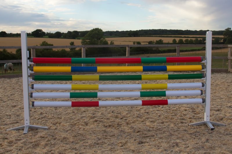 Two Colour Plastic Jump Poles Jump 2 It Horse Jumps