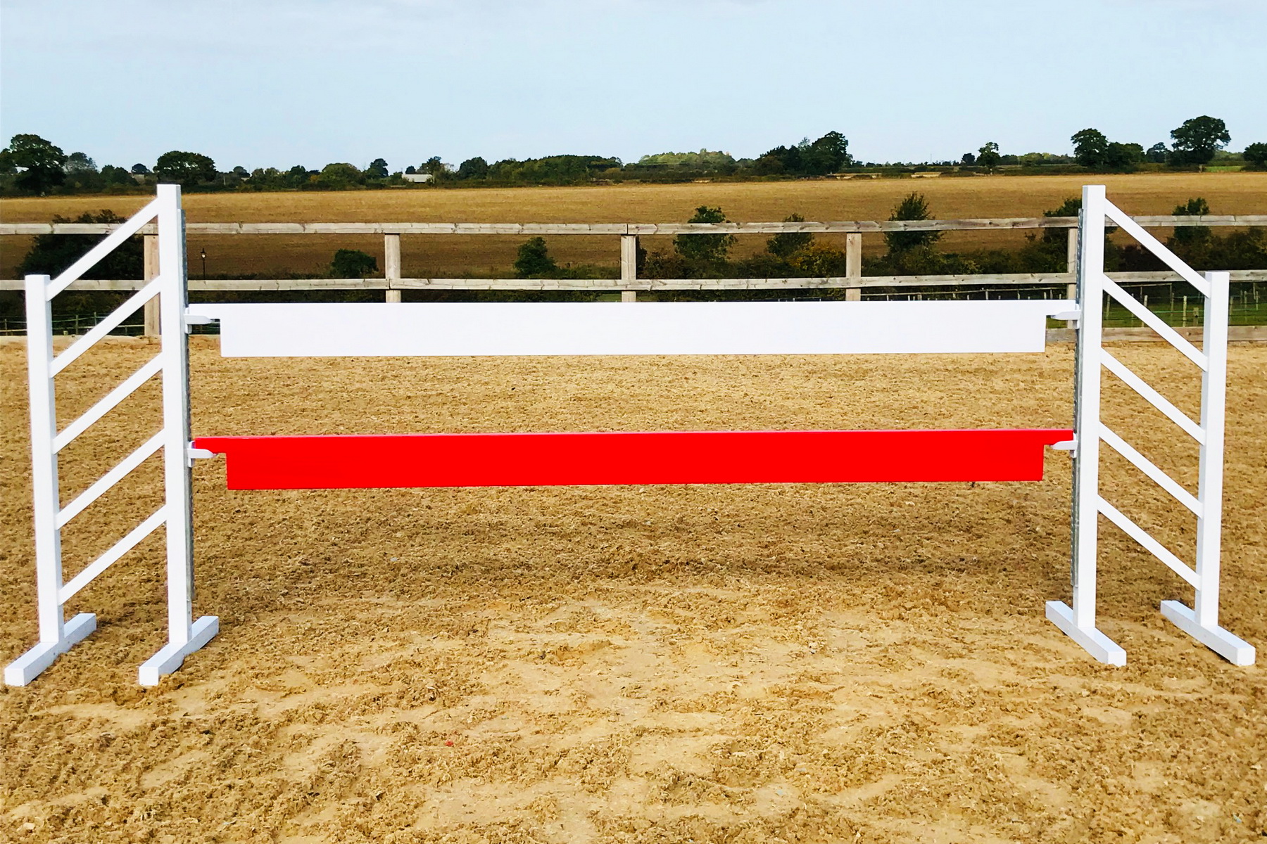 White Wooden Show Jump Planks Jump 2 It Horse Jumps
