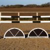 Black & White Plastic Show Jump Poles