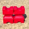 Red Standing Cavaletti Blocks