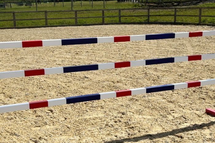 Square Aluminium Jump Poles